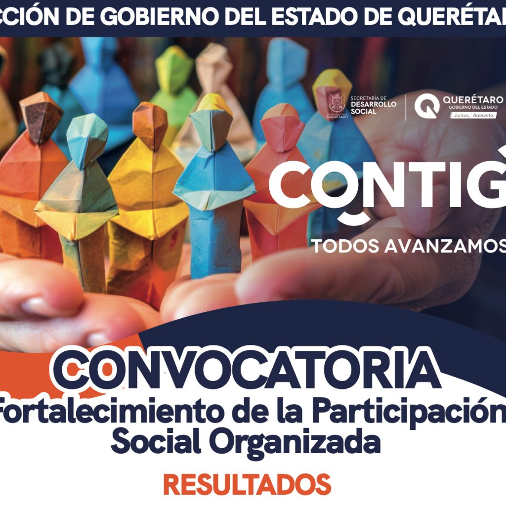 CONVOCATORIA RESULTADOS 1. 2. 3. 4. 5. 6. 7. 8. 9. 10. 11. 12. 13. 14. 15. 16. 17. 18. 19. 20. 21. 22. 23. Fundación Bertha O. De Osete I.AP. Santa María del Mexicano de Colón Qro I.A.P. Niños y Niñas de la Sierra I.A.P. Latido Sordo A.C. Orientación Social Juvenil Femenina A.C. Asesoría y Gestión de Apoyo Comunitario AGAC A.C. Centro de Desarrollo Integral Varonil San José I.A.P. Nefrovida A.C. Fundación Queretana Bebe Avance A.C. Fundación Chabely A.C. Fundación Merced Querétaro A.C. Teatro Naku Mx A.C. Centro Interdisciplinario para la Transformación Social S.C. Centro de Rehabilitación Creeser A.C. Promotora de Arte y Cultura El Marqués A.C. Fundación Lattuada del Insuficiente Renal I.A.P. Villa Infantil Jesús y Dolores Martínez I.A.P. Por una Vida von Visión A.C. Proyecto de Vida I.A.P. Bosque Sustentable A.C. Creser para un Desarrollo Integral A.C. Gigi’s Playhouse México I.A.P. Un Rostro y un Corazón Náhuatl A.C. Fortalecimiento de la Participación Social Organizada